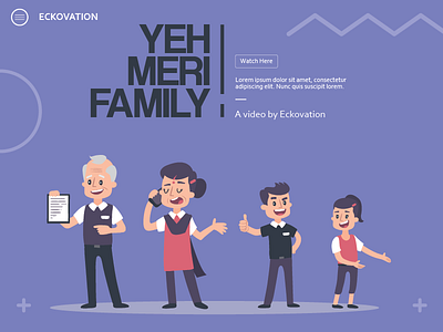 Ye Meri Family character design design illustration series vector video
