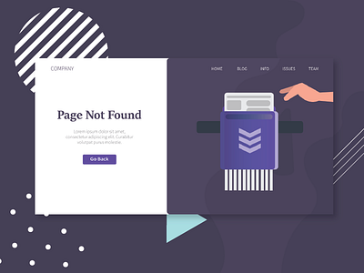 Page not found !! 404 page design error graphic illustration solidcolor ui vector