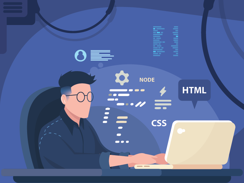 Full Stack Developer by Bharat Yadav on Dribbble