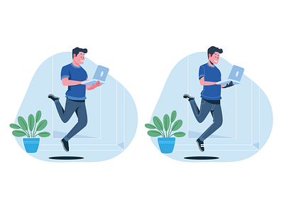 Exploring some new Illustration Style art character design e learning education flat graphic illustration mobile ui vector web