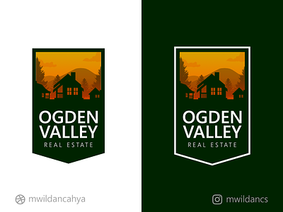Ogden Valley Real Estate Logo Concept architechture artwork concept creative design logo logo inspiration logo learn logogram logotype ogden real estate vector