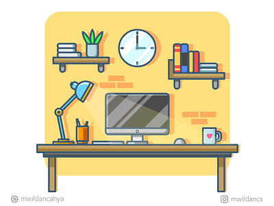 A Simple Workdesk Setup - Part 2 by M Wildan Cahya Syarief on Dribbble