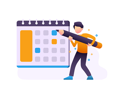 Plan and Schedule your Activities affinity designer artwork calendar concept creative design flat flat design flat illustration illustration illustrator madeinaffinity schedule ui ui illustration uiux ux vector vector art vector illustration