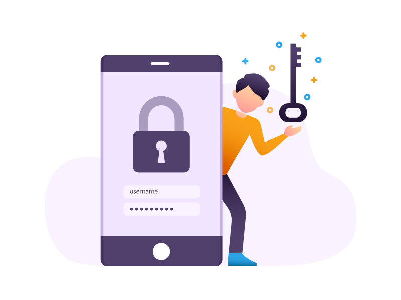 Protect Your Account! by M Wildan Cahya Syarief on Dribbble