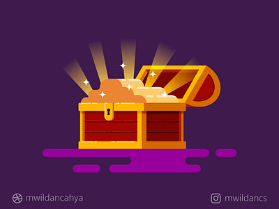 Treasure Chest affinity designer artwork concept creative design flat flat design flat illustration game asset illustration illustrator madeinaffinity treasure chest vector vector art vector illustration vector inspiration