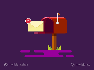 Mail Box Notification affinity designer artwork concept creative design flat flat design flat illustration icon illustration illustrator madeinaffinity mail mailbox notification vector vector art vector illustration vector inspiration