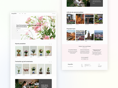 Your Local Flower design e commerce graphic design marketplace service ui web development