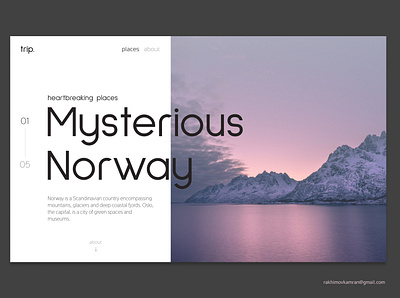 Mysterious Norway app art branding design graphic design ui ux vector web website