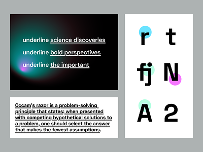 underline typography animation branding science typography