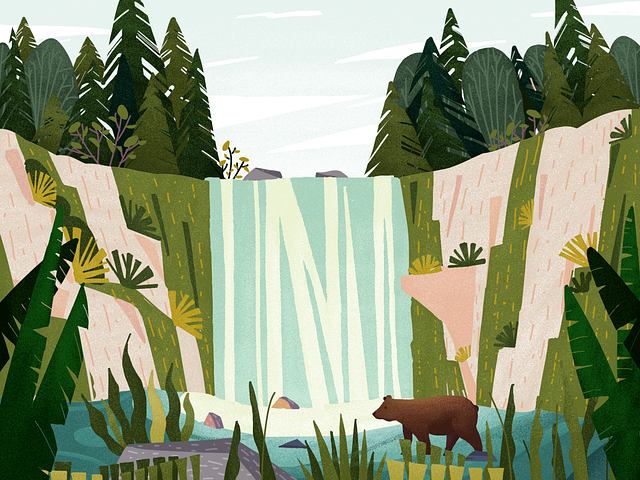 Forest adventure travel illustration by Summer for Top Pick Studio on ...