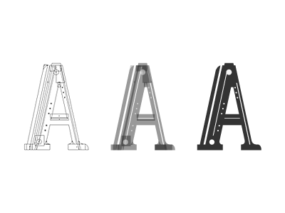 A-Wall typography