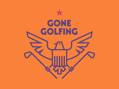 Presidential Seal bird golf logo president eagle trump