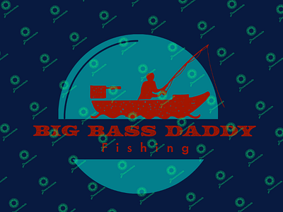 Fishing Company bass fish fishing logo