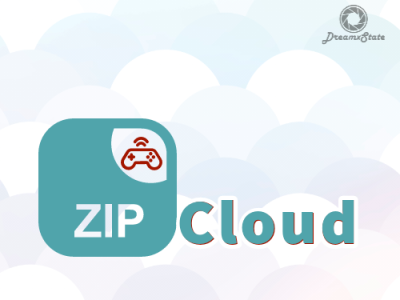 Zip Cloud computer daily logo daily logo challenge logo video games