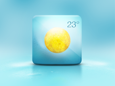 Weather icon app icon design interface design user interface