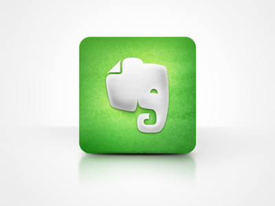 Evernote app icon icon design interface design user interface