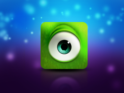 Mike Wazowski icon design interface design user interface