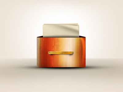 Paper Drawer Icon