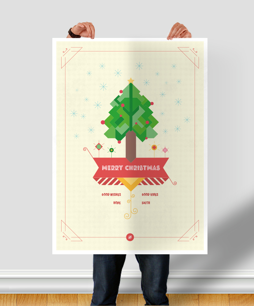 Christmas Poster by flavioasantana on Dribbble
