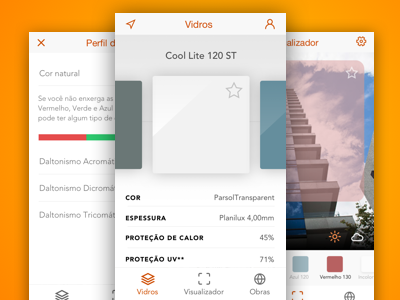 Cebrace Glass Viewer App design mobile ui ux