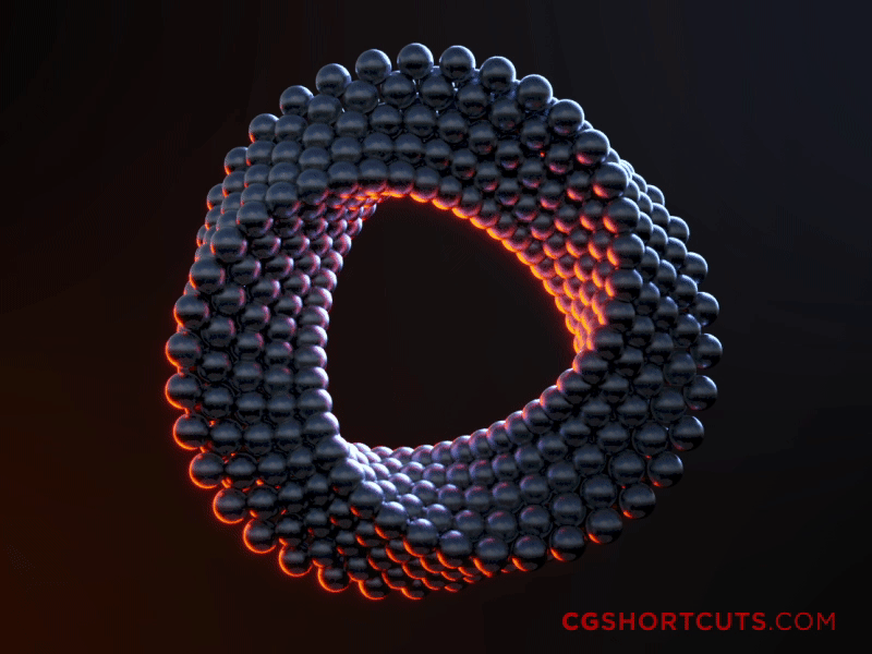 C4D Abstract Ring - Cinema 4D Tutorial (Free Project)