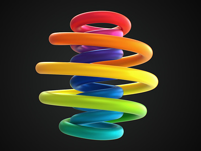C4D Looping Spiral - Cinema 4D Tutorial (Free Project) c4d cg cg shortcuts cinema 4d free project helix looping spiral mobius strip mograph motion graphics octane repearting spiral effect spring tutorial tutorial animation