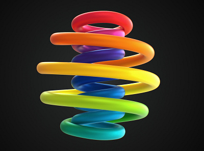 C4D Looping Spiral - Cinema 4D Tutorial (Free Project) c4d cg cg shortcuts cinema 4d free project helix looping spiral mobius strip mograph motion graphics octane repearting spiral effect spring tutorial tutorial animation