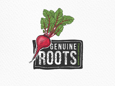 Genuine Roots available design food green icon logo nature roots vector vektor