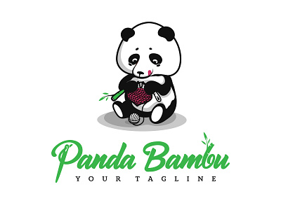 Craft Panda animal art bamboo brand cartoon china chinaart craft cute cute fun funny logodesign modern panda panda logo pandalogo pet tree