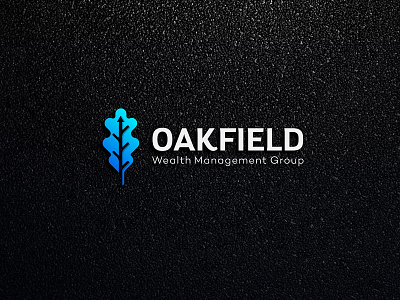 OakField finance geometric leaf leaf logo logo minimalist modern oak oak tree oakfield vector wealth