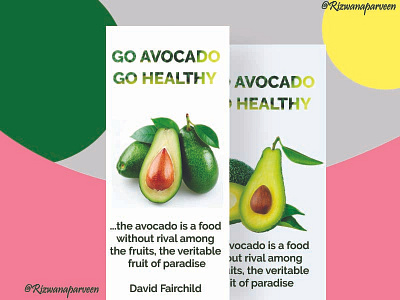 Avocado Flyer Design