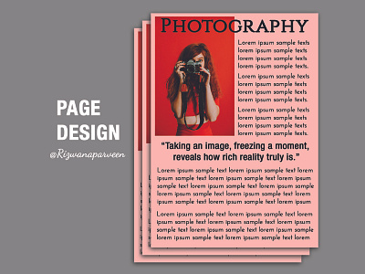 Page Design brandidentity branding brochure design digitalart dribbleartist flyer flyerdesign graphic graphicdesign graphicdesigner illustration logo photoshopart posterdesign typography ui ux vector vectorart