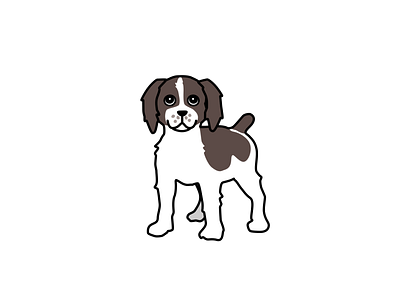 Can I help you? cocker spaniel dog dog illustration illustration vector illustration