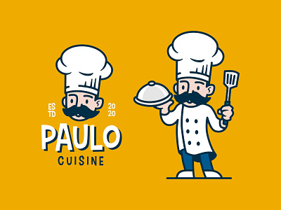 CHEF RETRO MASCOT CHARACTER LOGO