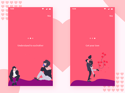 Dating App 1.1 @daily ui @design @ui @uidesign @uiux @uiux design @uxdesign illustration typography vector