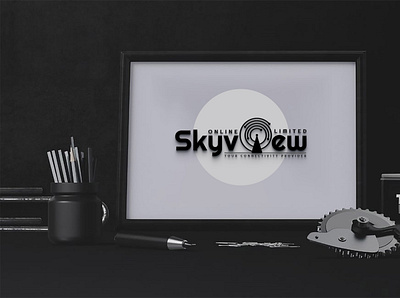 Sky View branding creative design flat icon kampon khan logo ui ux vector