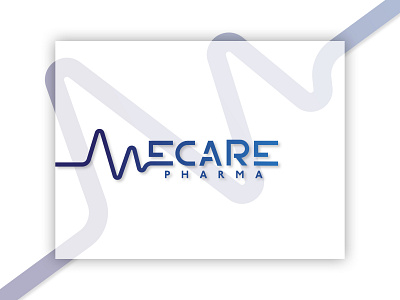 eCare Pharma branding creative design flat illustration kampon khan logo logo design typography vector