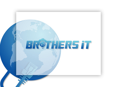Brothers It branding creative design flat icon kampon khan logo ui ux vector