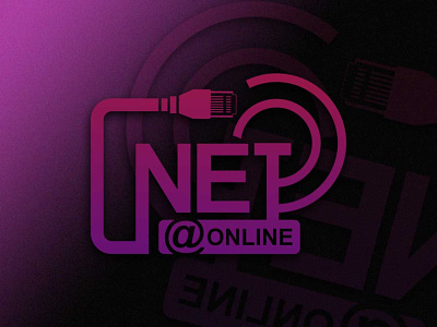 Net@Online art behance brand brandidentit branding creative design designer graphicdesign graphicdesigner graphics illustrator isp logo kamponkhan logo logodesign logodesigner logos marketing