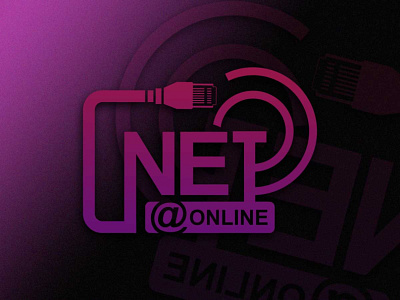 Net@Online art behance brand brandidentit branding creative design designer graphicdesign graphicdesigner graphics illustrator isp logo kamponkhan logo logodesign logodesigner logos marketing