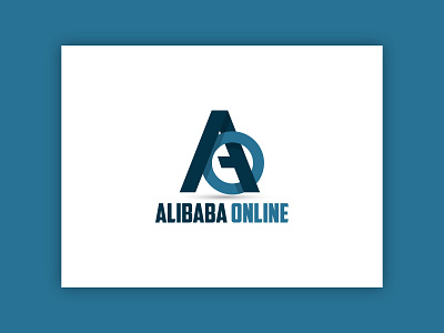 Alibaba Online brand branding creative flat icon illustration kampon khan kit logo ui vector