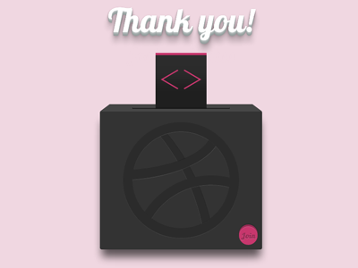 Thank You @jayemsee css3 first shot full css hello dribbble thank you