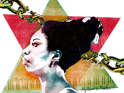 Nina Simone illustration ilustracion nina nina simone portrait retrato tribute