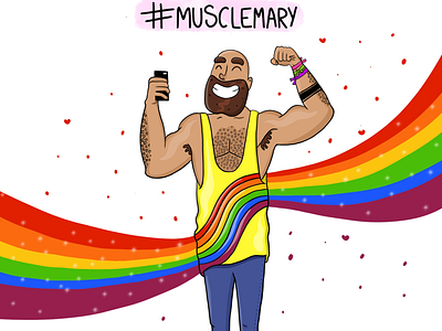 Do you know a muscle mary too?🌈🦄😜💪💪