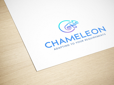 Chameleon Logo branding chameleon logo design icon icons illustration indentity logo minimal minimal logo minimalist logo symbol logo typography vector