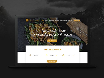 Restaurant Homepage Design