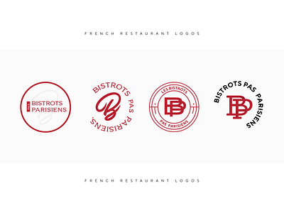 Branding - Logo Bistrot adobe brand design branding icon identity branding illustrator logo logo design logodesign logos logotype red restaurant typogaphy typography vector