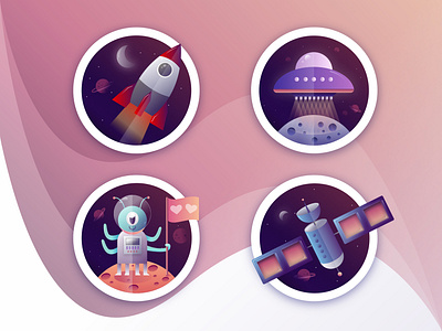 Space Icons/Illustrations