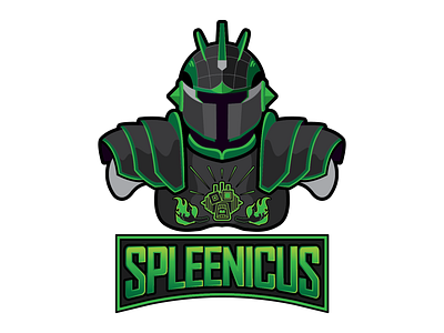 Spleenicus Logo design identity illustration illustrator logo twitch logo vector