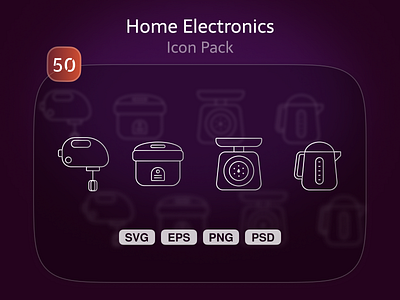 Home Electronics
Icon Pack